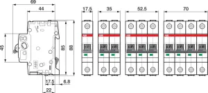 DISJONCTEUR 1P 230/400V 10A