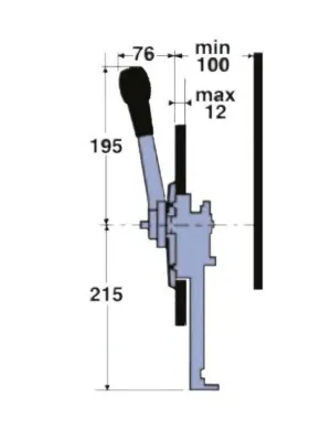 Boitier de commande latéral bi-fonction
