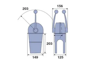 Boitier de commande pupitre bi-fonction MORSE MT TWIN
