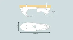 Bulbe Hydropod pour propulseur SX35-SX50