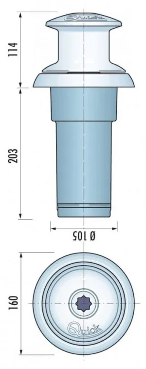 Cabestan Totem 800W 24V