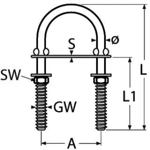 CADENES M5x80mm INOX 304