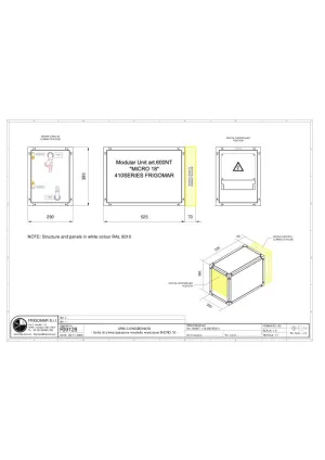 Centrale eau glacée 22000BTU-230V/1/50Hz