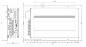 Chargeur 12VDC 80A 3 sorties Pb ou LiFePO4