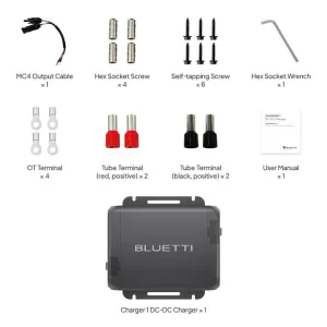 Chargeur alternateur 12 ou 24VDC 560W + câble 5m +  disjoncteur