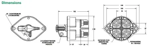 Coupe-batterie Bipolaire 500A continu