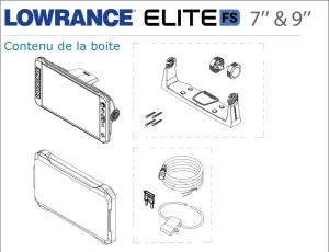 Combiné tactile GPS/Sondeur Lowrance® Elite™ FS 9