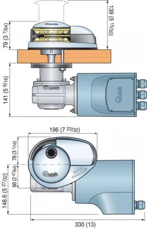 Guindeau Prince DP2 12V 700W sans poupée 8mm