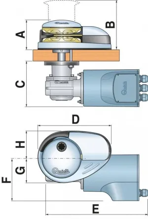 Guindeau Prince DP3 12V 1000W sans poupée 8mm