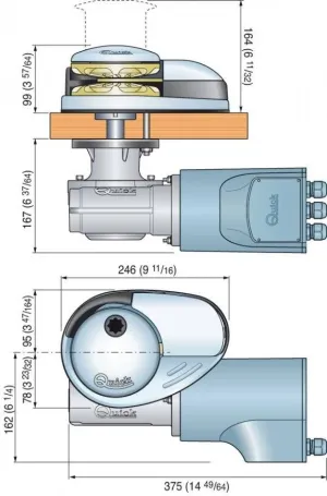 Guindeau Prince DP3 12V 1500W sans poupée 10mm