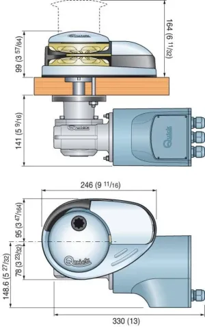 Guindeau Prince DP3 12V 700W avec poupée 8mm