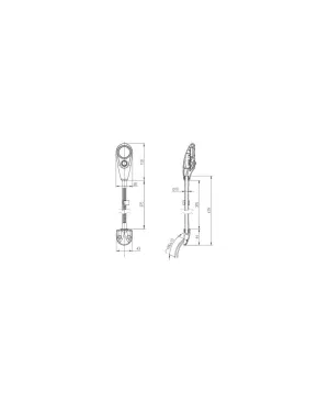 Liseuse 12/24V Bras 375mm