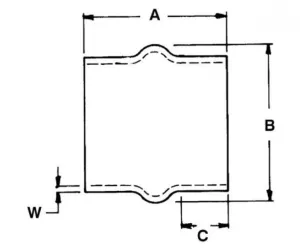 Manchon de dilatation Ø152mm