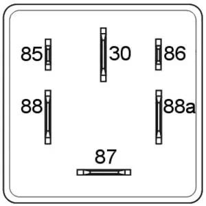 Mini relais bipolaire 24VDC 10A