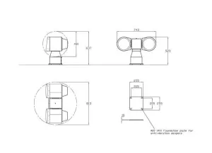 PROJECTEUR DE RECHERCHE CL25IR-12 HMI/UV/FLiR640