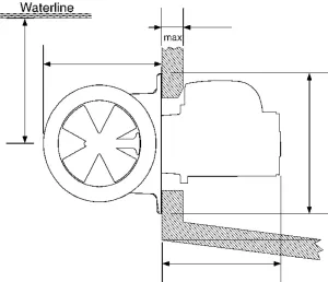 Propulseur d'étrave électrique SE50/140S 12V