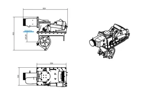 Propulseur rétractable SRL 12V