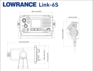 Radio VHF Classe D Lowrance® LINK-6S
