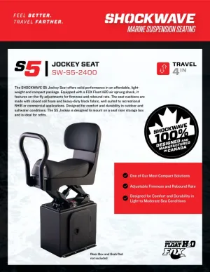 SIEGE JOCKEY S5 AVEC SUSPENSION