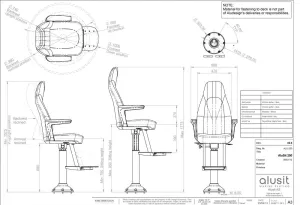 Siège pilote type 250 STD