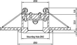 Spot 1 powerled 10/30V - Ø 50mm - IP67
