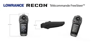 Télécommande FreeSteer™ pour moteur électrique Lowrance® Recon™