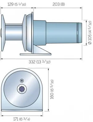 Treuil pour annexes TMG1000 12V 800W