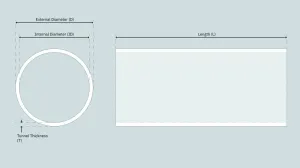 TUNNEL 250x2000x8 mm ALU POUR SE130,SE130, SE170, SE210, SH240