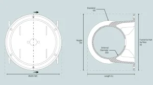 TUNNEL DE POUPE NYLON RENFORCE